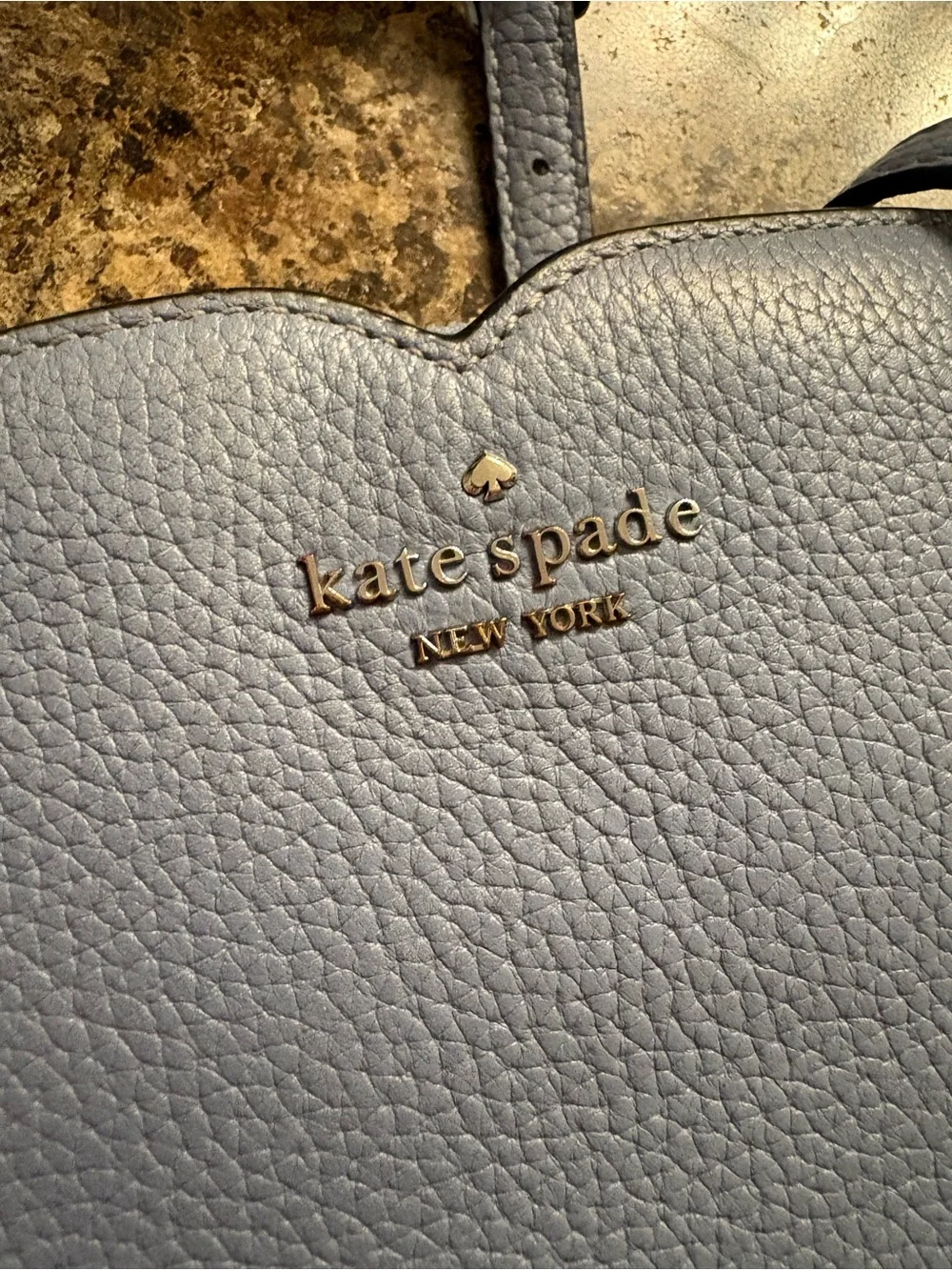 kate spade compact pebbled